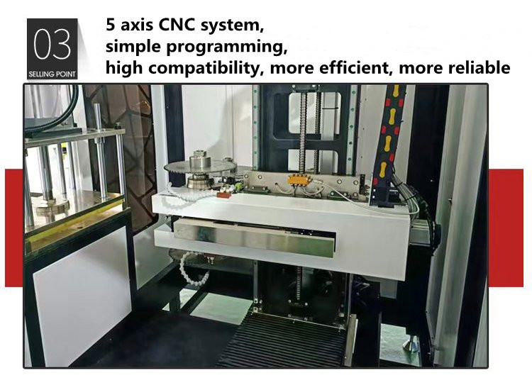 Fresadora CNC de cinco ejes para perfiles de aluminio